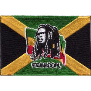 Patch zum Aufbügeln oder Aufnähen : Bob Marley