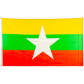 Flagge 90 x 150 : Myanmar / Birma