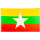 Flagge 90 x 150 : Myanmar / Birma