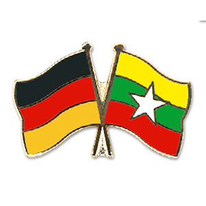 Freundschaftspin: Deutschland-Myanmar / Birma