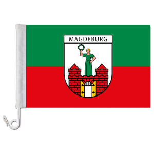 Auto-Fahne: Magdeburg - Premiumqualität