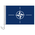 Auto-Fahne: NATO - Premiumqualität