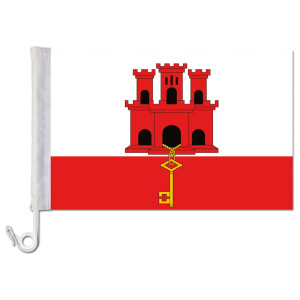 Auto-Fahne: Gibraltar - Premiumqualität