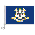 Auto-Fahne: Connecticut - Premiumqualität