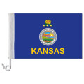Auto-Fahne: Kansas - Premiumqualität