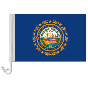 Auto-Fahne: New Hampshire - Premiumqualität