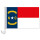 Auto-Fahne: North Carolina - Premiumqualität