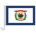Auto-Fahne: West Virginia - Premiumqualität