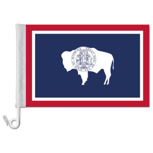 Auto-Fahne: Wyoming - Premiumqualität