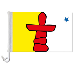 Auto-Fahne: Nunavut - Premiumqualität