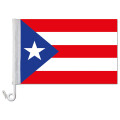 Auto-Fahne: Puerto Rico - Premiumqualität