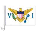 Auto-Fahne: Virgin Islands USA - Premiumqualität
