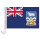 Auto-Fahne: Falkland Inseln - Premiumqualität
