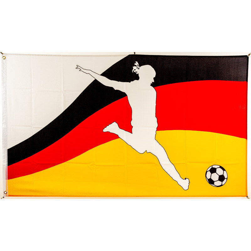 Flagge Deutschland Fußball 10 90 x 150 cm Fahne 
