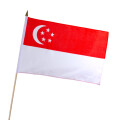 Stock-Flagge 30 x 45 : Singapur