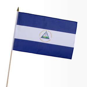 Stock-Flagge 30 x 45 : Nicaragua