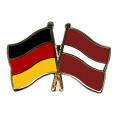 Freundschaftspin Deutschland-Lettland