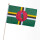 Stock-Flagge 30 x 45 : Dominica