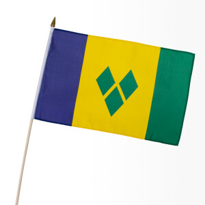 Stock-Flagge 30 x 45 : St. Vincent & Grenadinen