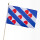 Stock-Flagge 30 x 45 : Friesland