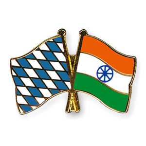 Freundschaftspin: Bayern-Indien