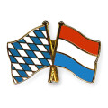 Freundschaftspin Bayern-Luxemburg