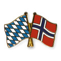 Freundschaftspin Bayern-Norwegen