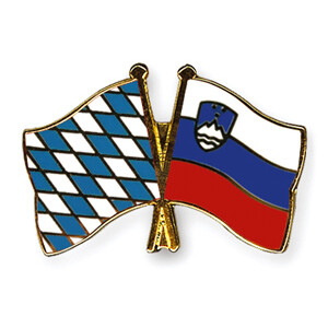 Freundschaftspin: Bayern-Slowenien