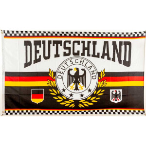 Smiley Deutschland Hissflagge  Fahnen Flaggen 90x150cm 