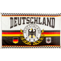 Flagge 90 x 150 : Deutschland Fanfahne 2 Lorbeerkranz