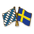 Freundschaftspin Bayern-Schweden