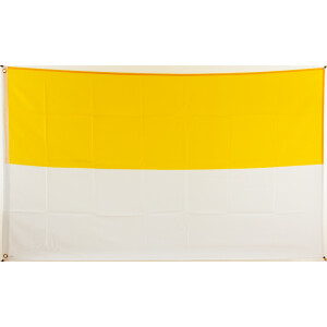 Flagge 90 x 150 : Kirchenflagge gelb/weiss