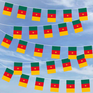 Party-Flaggenkette : Kamerun