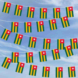 Party-Flaggenkette : Togo