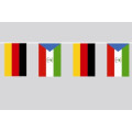 Party-Flaggenkette : Deutschland - Aequatorialguinea
