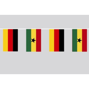 Party-Flaggenkette : Deutschland - Ghana