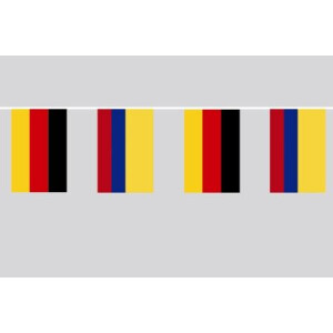 Party-Flaggenkette : Deutschland - Kolumbien