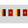 Party-Flaggenkette Deutschland - Montenegro