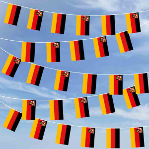 Party-Flaggenkette : Deutschland - Rheinland-Pfalz