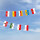 Party-Flaggenkette : Alle 9 Österreichische Bundesländer 6,9m