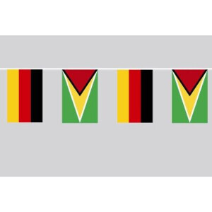 Party-Flaggenkette : Deutschland - Guyana