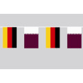 Party-Flaggenkette : Deutschland - Katar