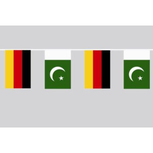 Party-Flaggenkette : Deutschland - Pakistan