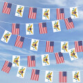 Party-Flaggenkette : USA - Virgin Islands (US)