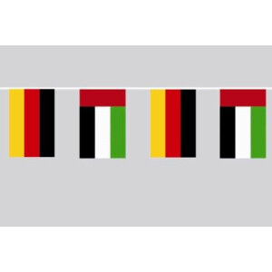 Party-Flaggenkette : Deutschland - Vereinigte arabische Emirate