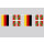 Party-Flaggenkette : Deutschland - Baskenland