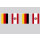 Party-Flaggenkette Deutschland - Französisch Polynesien