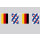 Party-Flaggenkette Deutschland - Friesland