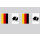 Party-Flaggenkette Deutschland - Korsika