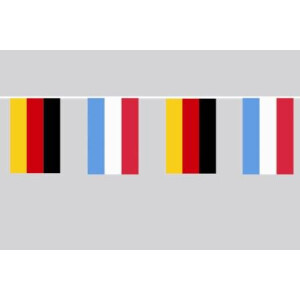 Party-Flaggenkette : Deutschland - Luxemburg